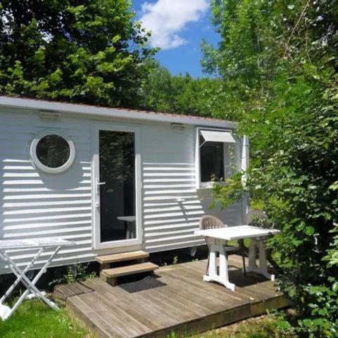 Stacaravan 2 personen - 17.5 m² / terras 8 m² / 1 slaapkamer - 1/2 pers.