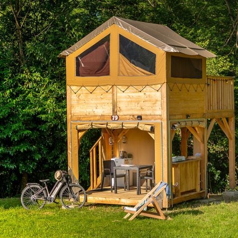 TENTE 2 personnes - Tente Baroudeuse sur Pilotis - 1 chambre - 2 personnes