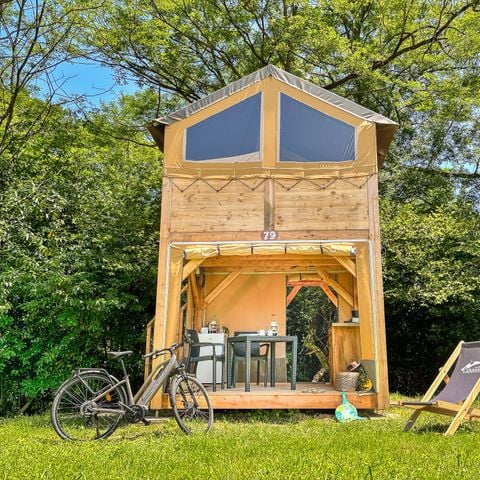 TENDA DA CAMPEGGIO 2 persone - Tente Baroudeuse sur Pilotis - 1 camera da letto - 2 persone