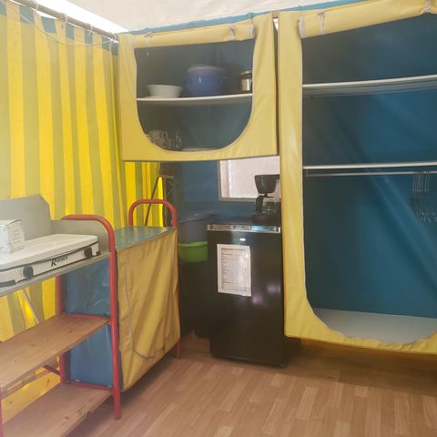 Canvas bungalow 5 persons - BUNGALOW without sanitary facilities