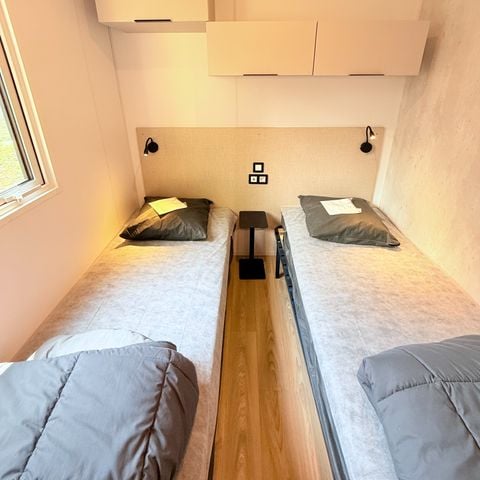 MOBILHOME 5 personnes - Aqua 2 chambres 4 Adultes et 1 enfant Terrasse Semi-Couverte Clim TV