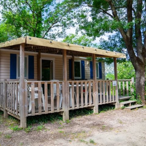 BUNGALOW 5 personnes - Aqua 2 chambres 4 Adultes et 1 enfant Terrasse Semi-Couverte Clim TV