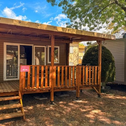 MOBILHOME 3 personas - MOBIL HOME MIMOSA (2 adultos + 1 niño menor de 14 años)