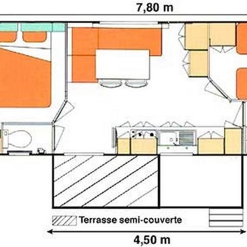 Mobile home 6 persons - MRI Titania 4-6 persons