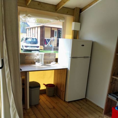 Tente en toile et en bois 4 personnes - Ecolodge (sans sanitaires)