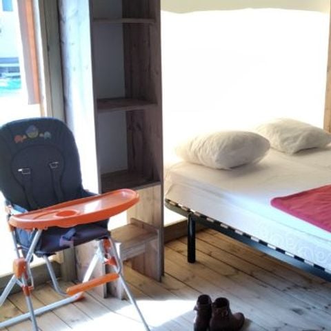 Tente en toile et en bois 4 personnes - Ecolodge (sans sanitaires)