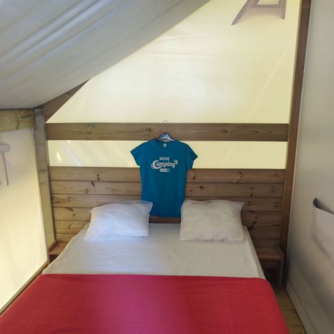 Tente en toile et en bois 5 personnes - Sahari (sans sanitaires)