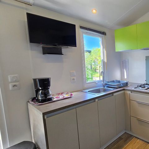 Mobile home 4 persons - ACAJOU with TV