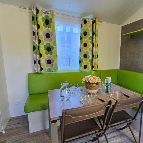 MOBILHOME 4 personnes - ACAJOU avec TV
