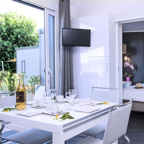 Mobilheim 6 Personen - Cottage VIP 4 Zimmer 6 Personen Klimatisiert + TV