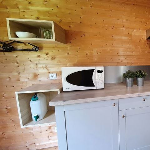 Bungalow 4 personen - HUTTE CONFORT ohne Sanitäranlagen