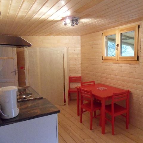 Bungalow 4 personen - HUTTE CONFORT ohne Sanitäranlagen