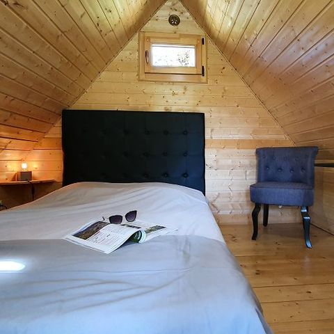 UNUSUAL ACCOMMODATION 2 people - Cabin 9m² (1 bedroom) Covered terrace - no sanitary facilities