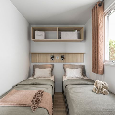 Bungalow 6 Personen - Bungalow Confort 33m² (3Schlafzimmer) Überdachte Terrasse 15m²+ TV