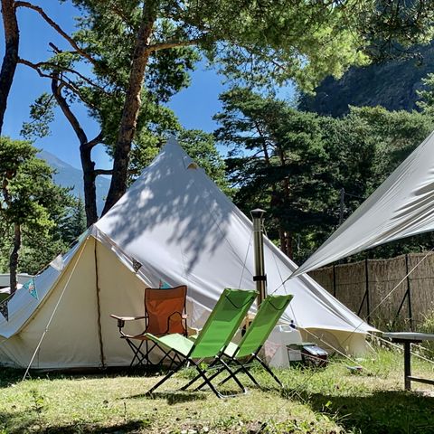 Zelt 4 Personen - BELL ZELT (ohne Sanitäranlagen)