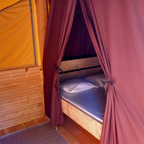 Tent van canvas en hout 2 personen - Baroudeur tent op palen