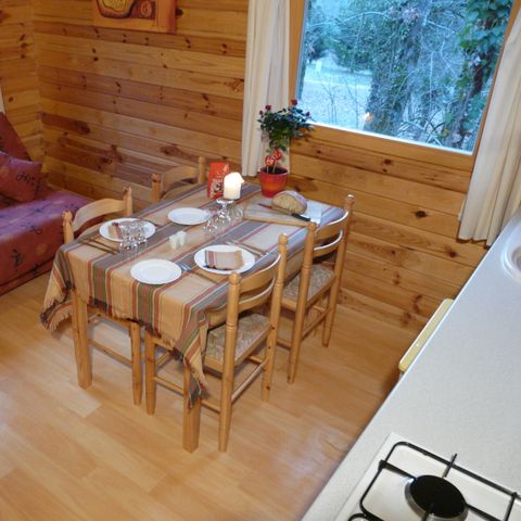 Chalet 2 persons - in solid wood (minors under 18 not accepted)