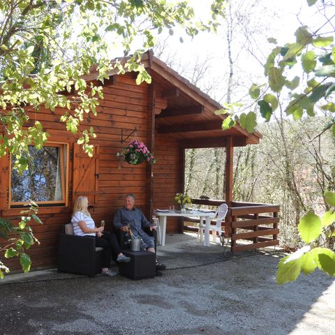 Chalet 2 persons - in solid wood (minors under 18 not accepted)