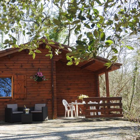 Chalet 2 persons - in solid wood (minors under 18 not accepted)