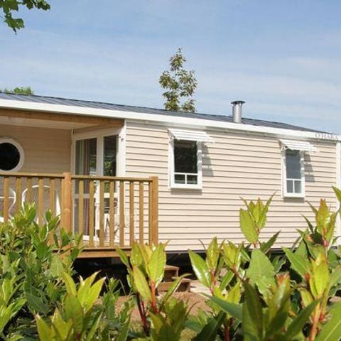 Casa mobile 4 persone - Casa mobile Roaliguen - 4 pers - 29 m² con terrazza coperta