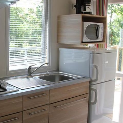 Mobilhome 4 personas - Mobile home Roaliguen - 4 pers - 29 m² con Terraza Cubierta