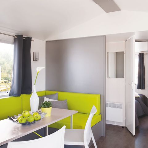 MOBILHOME 4 personnes - Mobil home Roaliguen – 4 pers – 29 m² avec Terrasse Couverte