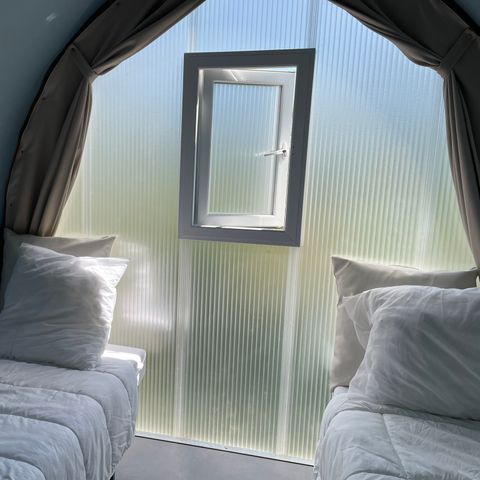 CANVAS AND WOOD TENT 4 people - COCO SWEET - (Without sanitary facilities)