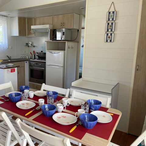 BUNGALOW 6 personnes - Domino 3 chambres 35m²