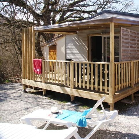 Chalet 7 personnes - Pili-pili Bois 32m² - CONFORT - 3 chambres - Terrasse semi-couverte