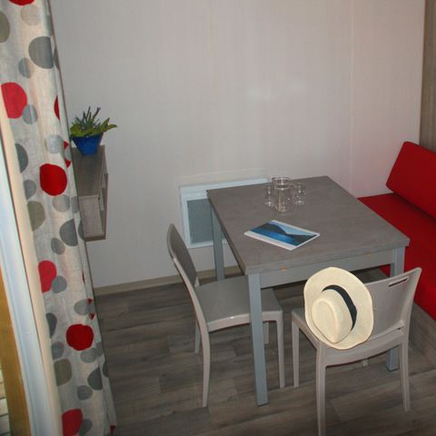 Chalet 7 personen - Chalet Pili-pili Holz 32m² CONFORT 3 Zimmer + halbüberdachte Terrasse