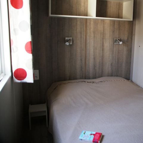 Chalet 7 Personen - Chalet Pili-pili Holz 32m² CONFORT 3 Zimmer + halbüberdachte Terrasse