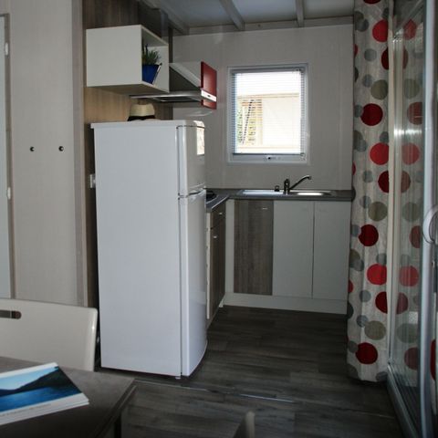 Chalet 7 personen - Chalet Pili-pili Holz 32m² CONFORT 3 Zimmer + halbüberdachte Terrasse