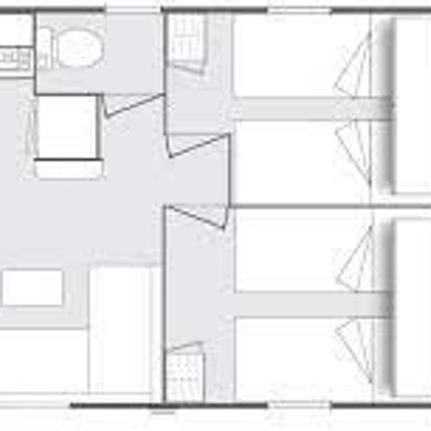 MOBILHOME 6 personas - Premium 3 habitaciones 6 personas