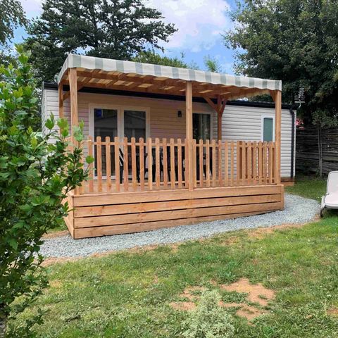 BUNGALOW 4 personnes - Premium 2 chambres 32m² Terrasse couverte 12m² + LV + TV