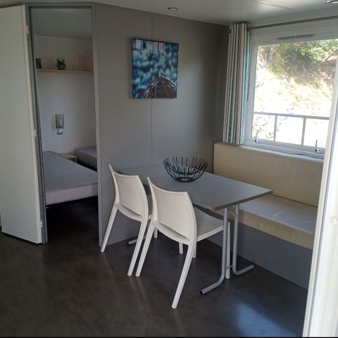 Stacaravan 4 personen - Cottage Confort - airconditioning - 2 slaapkamers