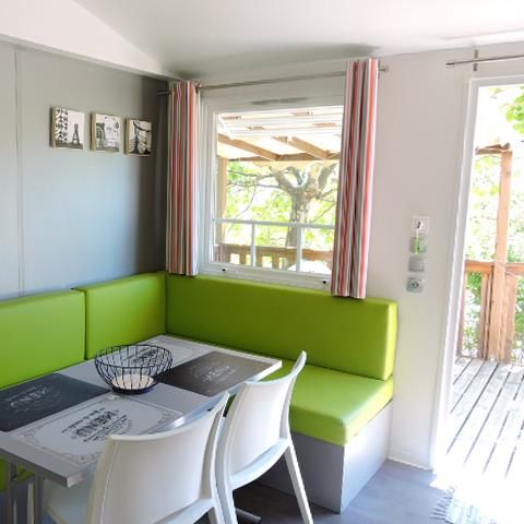 Stacaravan 6 personen - Cottage Confort - airconditioning - 2 slaapkamers