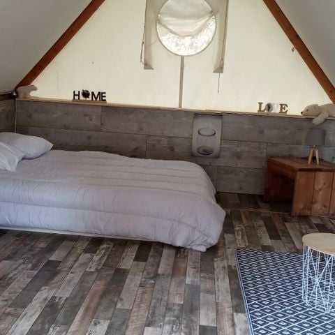 TENTE TOILE ET BOIS 3 personnes - Tente Trappeur Aventure - 1 pièce