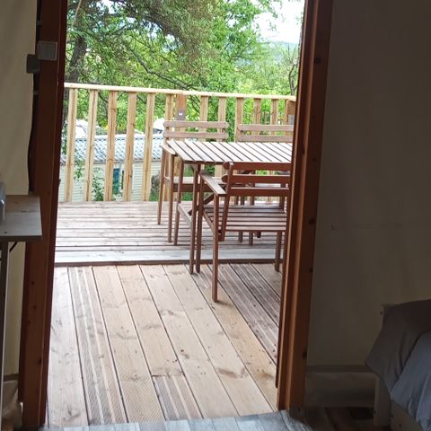 TIENDA DE LONA Y MADERA 3 personas - Tienda Adventure Trapper - 1 pieza