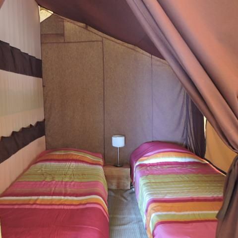 Safaritent 4 personen - Lodge Aventure Tent - 2 slaapkamers