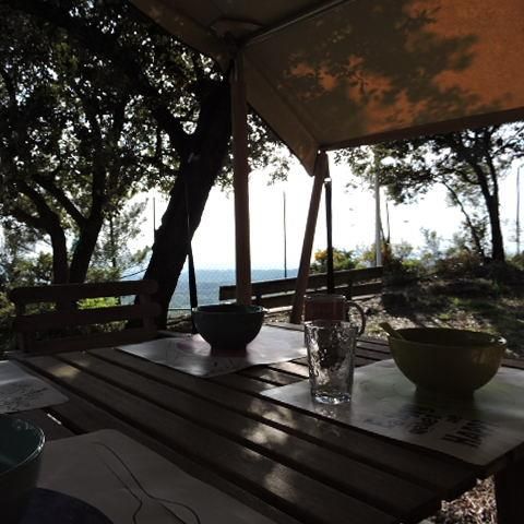 SafariZelt 4 Personen - Zelt Lodge Aventure - 2 Zimmer