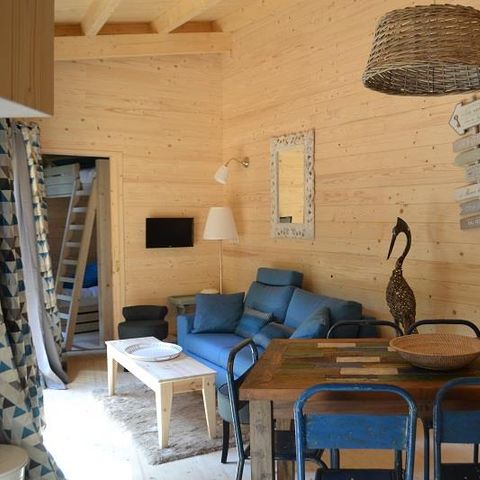 Lodge 6 personen - Lodge Azur alle comfort (PMR)