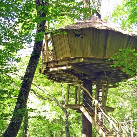 UNIEKE ACCOMMODATIE 2 personen - Cabane des Robinsons (vanaf 12 jaar)