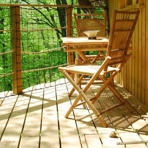 UNIEKE ACCOMMODATIE 3 personen - Cabane de la Canopée (vanaf 6 jaar)