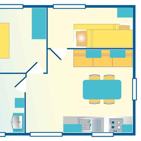 MOBILE HOME 3 people