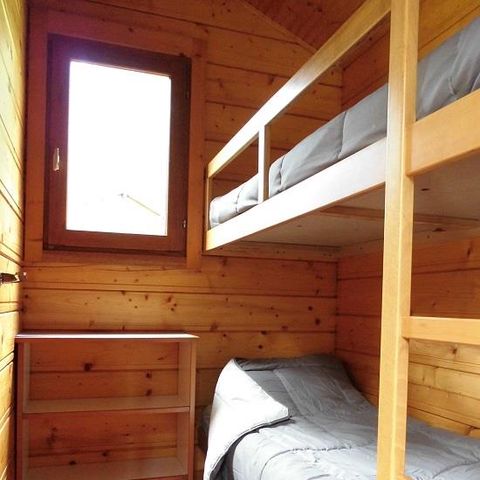 Chalet 4 persons - Cabanature 12m² - 1 bedroom (no bathroom)/small uncovered terrace
