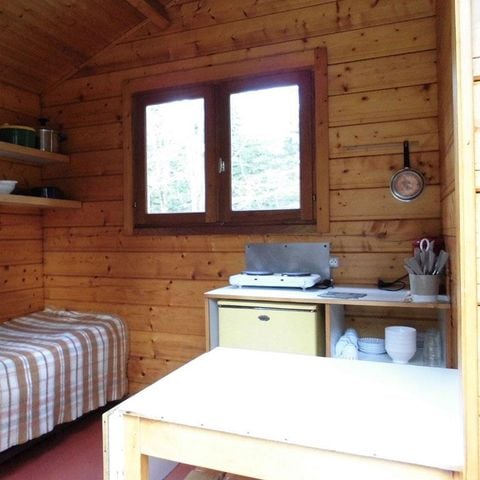 CHALET 4 personnes - Cabanature 12m² - 1 chambre (sans sanitaires)/petite terrasse non couverte