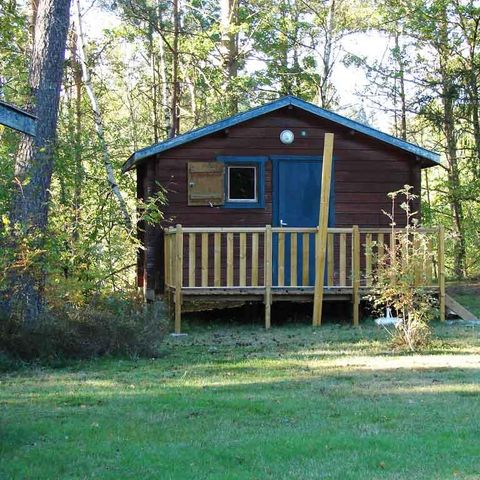 Chalet 4 persons - Cabanature 12m² - 1 bedroom (no bathroom)/small uncovered terrace