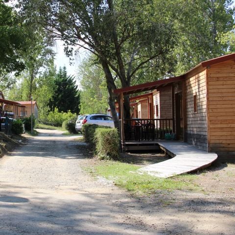 Chalet 2 personen - Chalet Confort 35m² 1 Zimmer - Klimaanlage + TV + Überdachte Terrasse