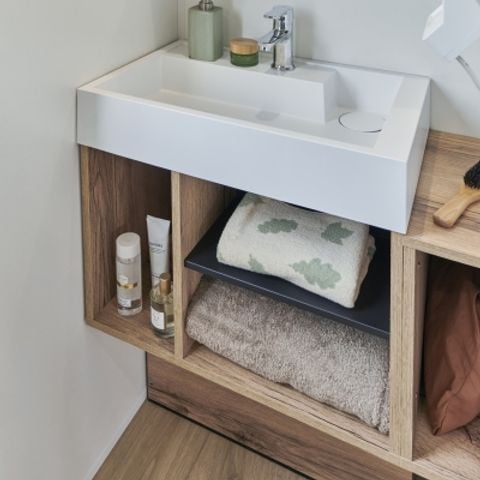 MOBILHOME 6 personnes - riviera Confort 32m² - 3 chambres + Terrasse + TV + Climatisation