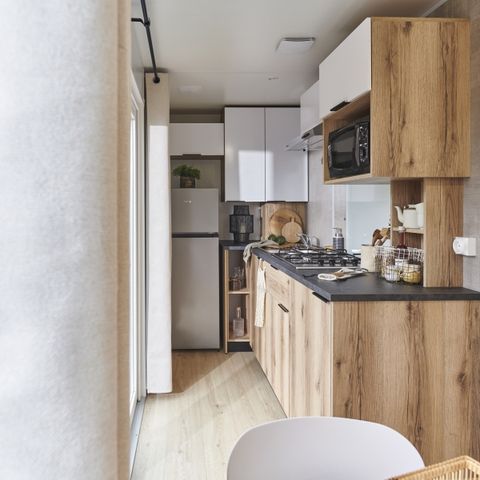 CASA MOBILE 6 persone - Casa mobile riviera Confort 32m² - 3 camere da letto + Terrazza + TV + Aria condizionata